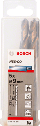 New Genuine Bosch 2608585896 HSS Twist Drill Bit Cobalt For rotary
