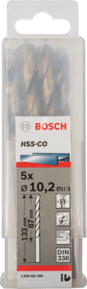 New Genuine Bosch 2608585899 HSS Twist Drill Bit Cobalt For rotary