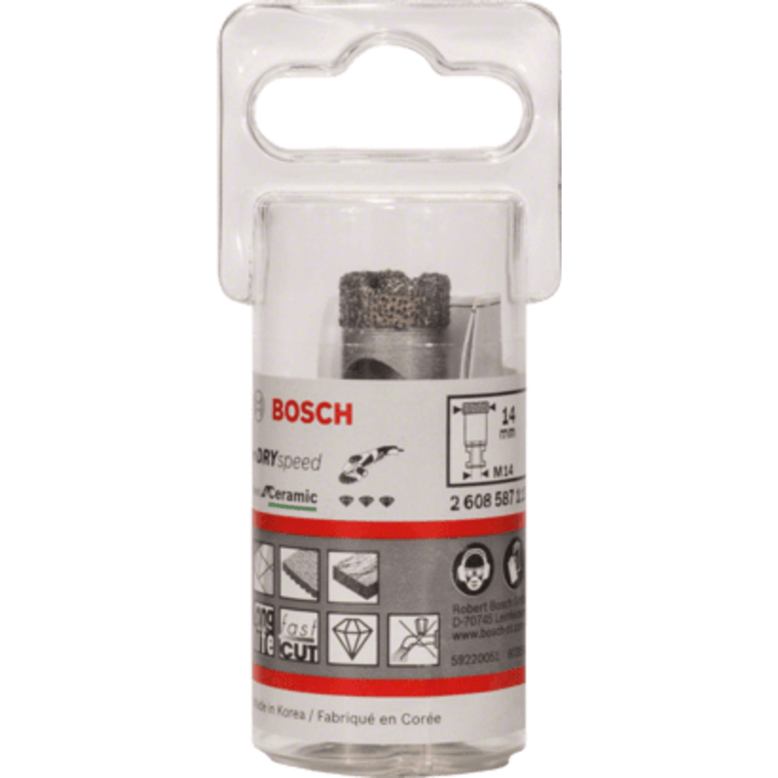 New Genuine Bosch 2608587113 Diamond Cutter Dry Speed For small angle grinders