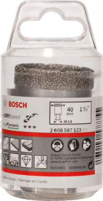 New Genuine Bosch 2608587115 Diamond Cutter Dry Speed