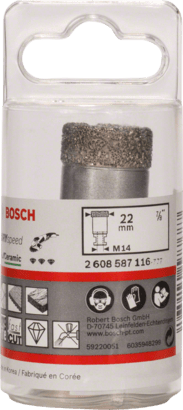 New Genuine Bosch 2608587116 Diamond Cutter Dry Speed For small angle grinders