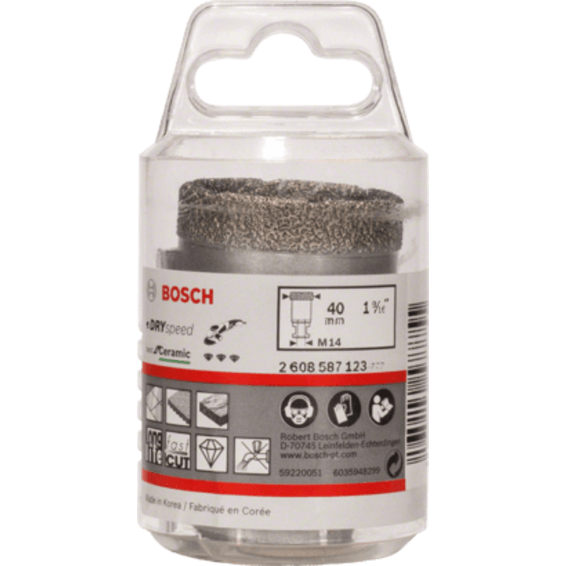 New Genuine Bosch 2608587123 Diamond Cutter Dry Speed For small angle grinders