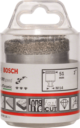 New Genuine Bosch 2608587125 Diamond Cutter Dry Speed