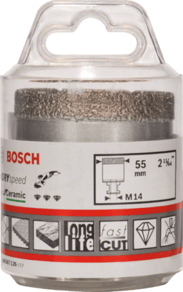 New Genuine Bosch 2608587126 Diamond Cutter Dry Speed