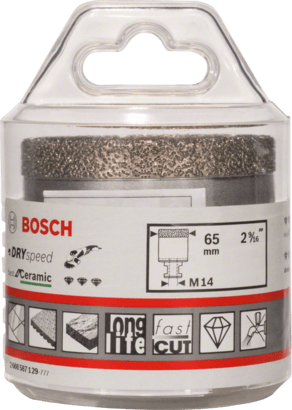 New Genuine Bosch 2608587129 Diamond Cutter Dry Speed For small angle grinders