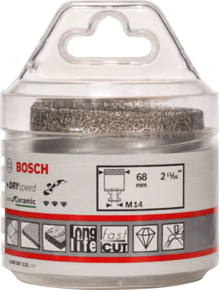 New Genuine Bosch 2608587131 Diamond Cutter Dry Speed