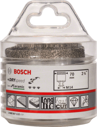 New Genuine Bosch 2608587132 Diamond Cutter Dry Speed For small angle grinders