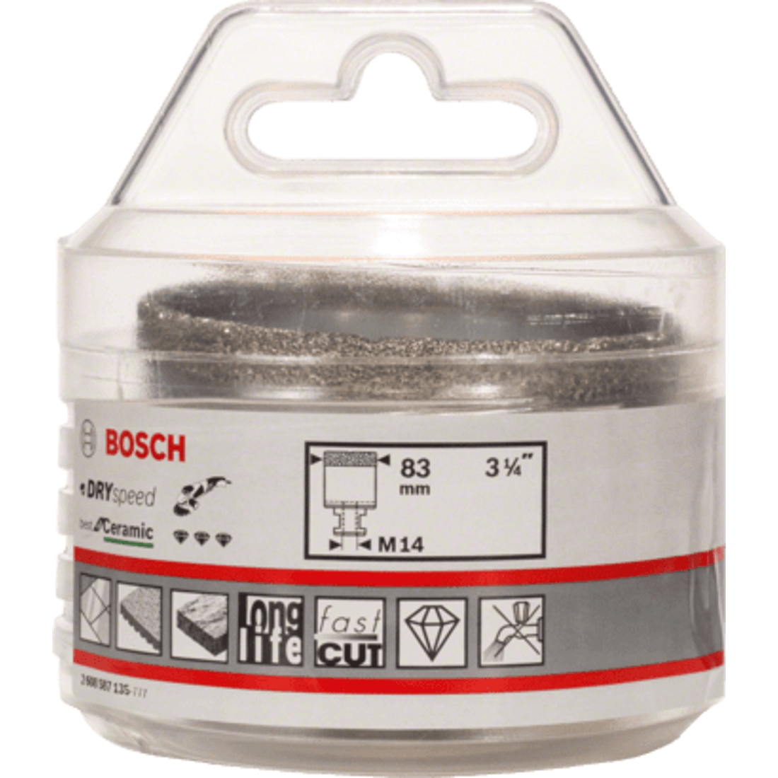 New Genuine Bosch 2608587135 Diamond Cutter Dry Speed For small angle grinders