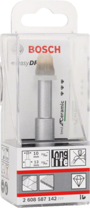 New Genuine Bosch 2608587142 Diamond Drill Bit Easy Dry