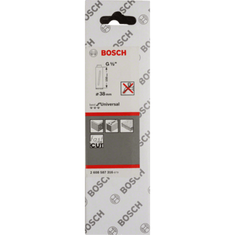 New Genuine Bosch 2608587316 Best for Universal Diamond Dry Core Cutter For