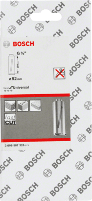 New Genuine Bosch 2608587326 Best for Universal Diamond Dry Core Cutter For