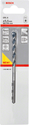 New Genuine Bosch 2608588142 CYL-5 Drill Bit For rotary drills/drivers, For