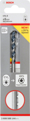 New Genuine Bosch 2608588144 CYL-5 Drill Bit For rotary drills/drivers, For