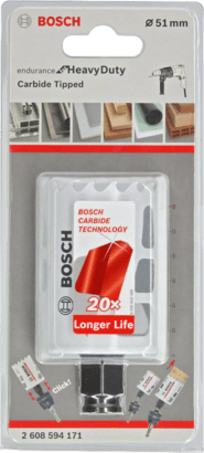 New Genuine Bosch 2608594171 Endurance for Heavy Duty Hole Saw For rotary