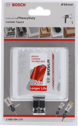 New Genuine Bosch 2608594174 Endurance for Heavy Duty Hole Saw For rotary