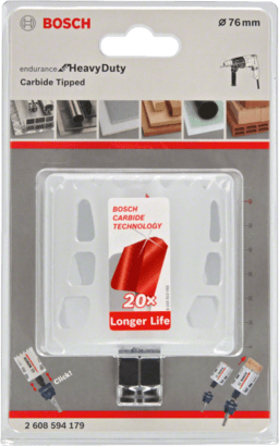 New Genuine Bosch 2608594179 Endurance for Heavy Duty Hole Saw For rotary