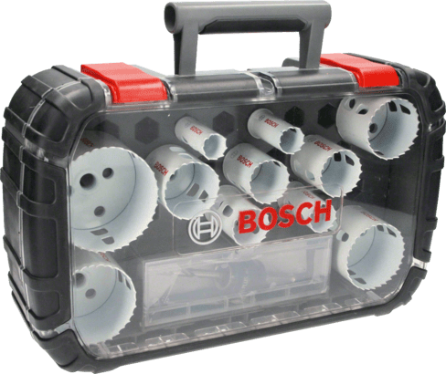 New Genuine Bosch 2608594192 BIM Progressor Hole Saw Set For rotary