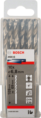 New Genuine Bosch 2608595069 HSS Twist Drill Bit Ground For rotary
