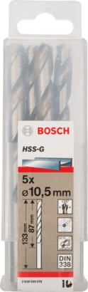 New Genuine Bosch 2608595078 HSS Twist Drill Bit Ground For rotary