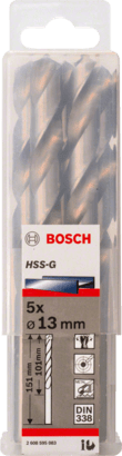 New Genuine Bosch 2608595083 HSS Twist Drill Bit Ground For rotary