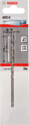 New Genuine Bosch 2608595677 Long HSS Twist Drill Bit Ground For rotary