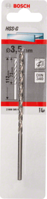 New Genuine Bosch 2608595678 Long HSS Twist Drill Bit Ground For rotary