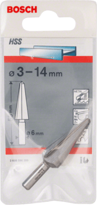 New Genuine Bosch 2608596399 HSS Sheet Metal Cone Drill Bit, Cylindrical Shank