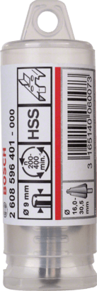 New Genuine Bosch 2608596401 HSS Sheet Metal Cone Drill Bit, Cylindrical Shank