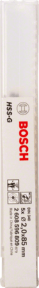 New Genuine Bosch 2608596809 Long HSS Twist Drill Bit Ground For rotary