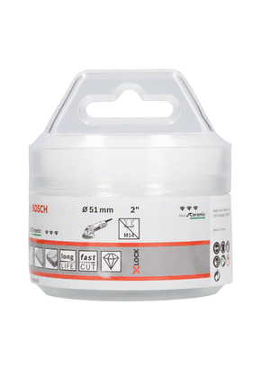 New Genuine Bosch 2608599016 X-LOCK Diamond Cutter Best for Ceramic Dry Speed