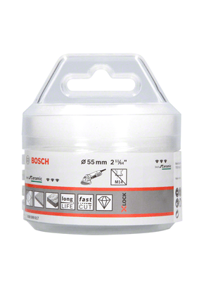 New Genuine Bosch 2608599017 X-LOCK Diamond Cutter Best for Ceramic Dry Speed