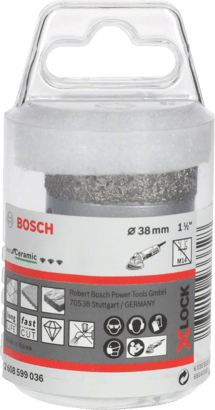 New Genuine Bosch 2608599036 X-LOCK Diamond Cutter Best for Ceramic Dry Speed