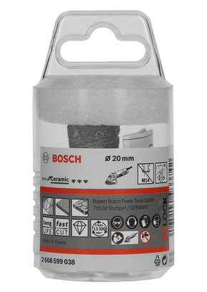 New Genuine Bosch 2608599038 X-LOCK Diamond Cutter Best for Ceramic Dry Speed