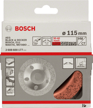 New Genuine Bosch 2608600177 Carbide Grinding Head, 115 mm For small angle