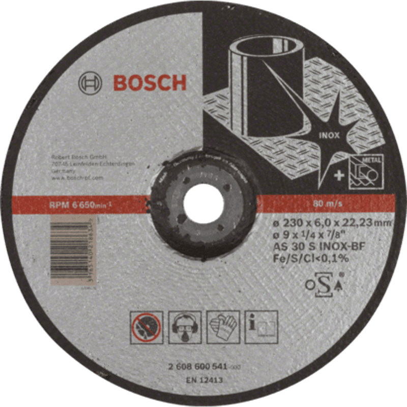 New Genuine Bosch 2608600541 Expert for Inox Grinding Disc For large angle