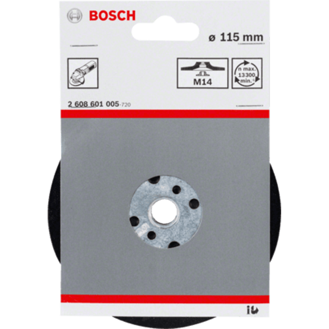 New Genuine Bosch 2608601005 Backing Pads M14, soft For small angle grinders