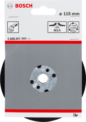 New Genuine Bosch 2608601005 Backing Pads M14, soft For small angle grinders