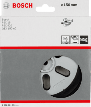 New Genuine Bosch 2608601051 6-Hole Sanding Pad For random orbital sanders