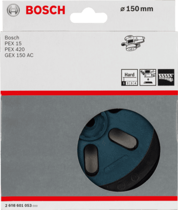 New Genuine Bosch 2608601053 6-Hole Sanding Pad For random orbital sanders