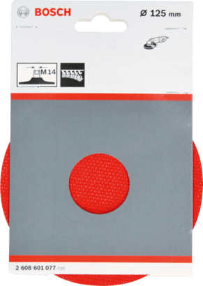 New Genuine Bosch 2608601077 Hook-and-loop-Type Fastening Plate For random