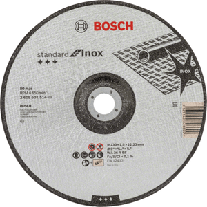 New Genuine Bosch 2608601514 Standard for Inox Cutting Disc For large angle