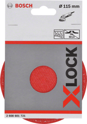 New Genuine Bosch 2608601721 X-LOCK Backing Pad Hook and Loop For small angle