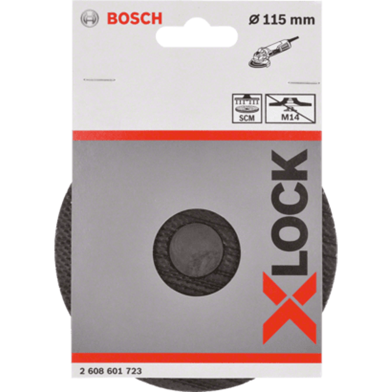 New Genuine Bosch 2608601723 X-LOCK SCM Backing Pad For small angle grinders