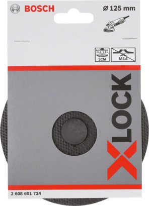 New Genuine Bosch 2608601724 X-LOCK SCM Backing Pad For small angle grinders