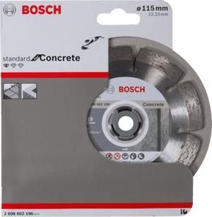 New Genuine Bosch 2608602196 Standard for Concrete Diamond Cutting Disc For