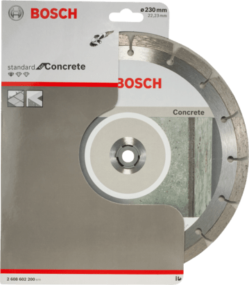 New Genuine Bosch 2608602200 Standard for Concrete Diamond Cutting Disc