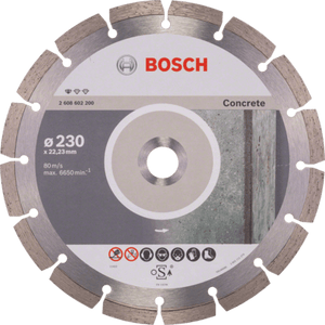 New Genuine Bosch 2608602200 Standard for Concrete Diamond Cutting Disc