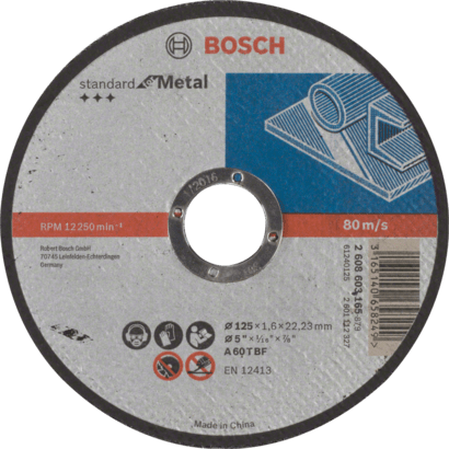 New Genuine Bosch 2608603165 Standard for Metal Cutting Disc For small angle