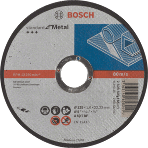 New Genuine Bosch 2608603165 Standard for Metal Cutting Disc For small angle