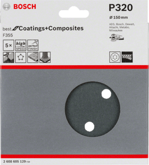 New Genuine Bosch 2608605129 F355 Best for Coatings and Composites For random